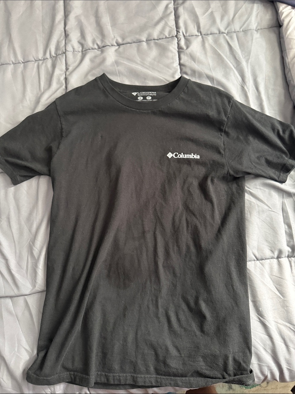 Columbia Black Short-Sleeve Logo Tee